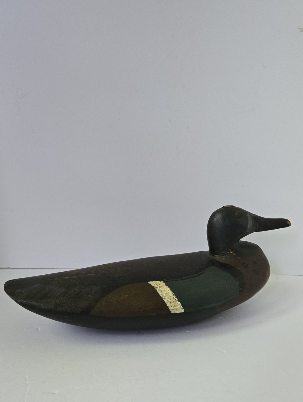 Vintage Mallard Duck Decoy Signed W.E.K. William E. Kirkpatrick